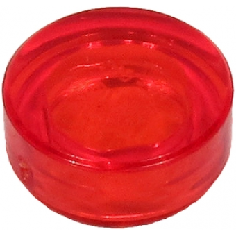 Tegel, Rond 1x1 Trans Red